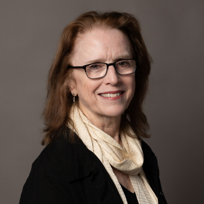 A headshot photo of Joan McCabe, Photo credit MJ O'Toole 2023
