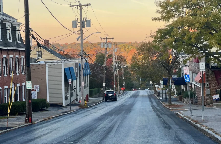 A photo of Andover, Massachusetts in the Fall.