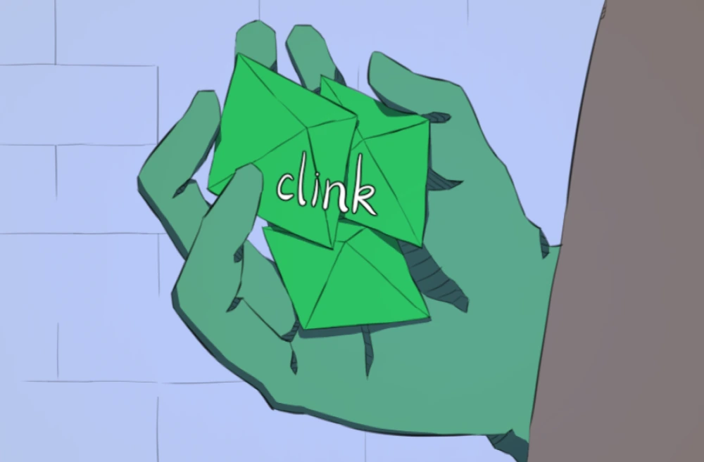 Criminal holding emeralds
