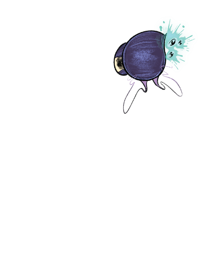 Nurt with his green left eyes shown