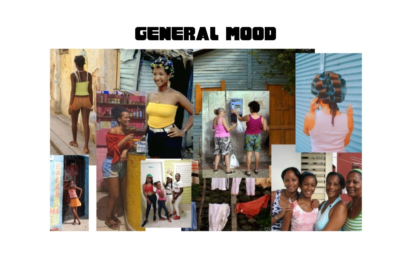 General moodboard for the outfits and Costume proposal for Yuleisy's character