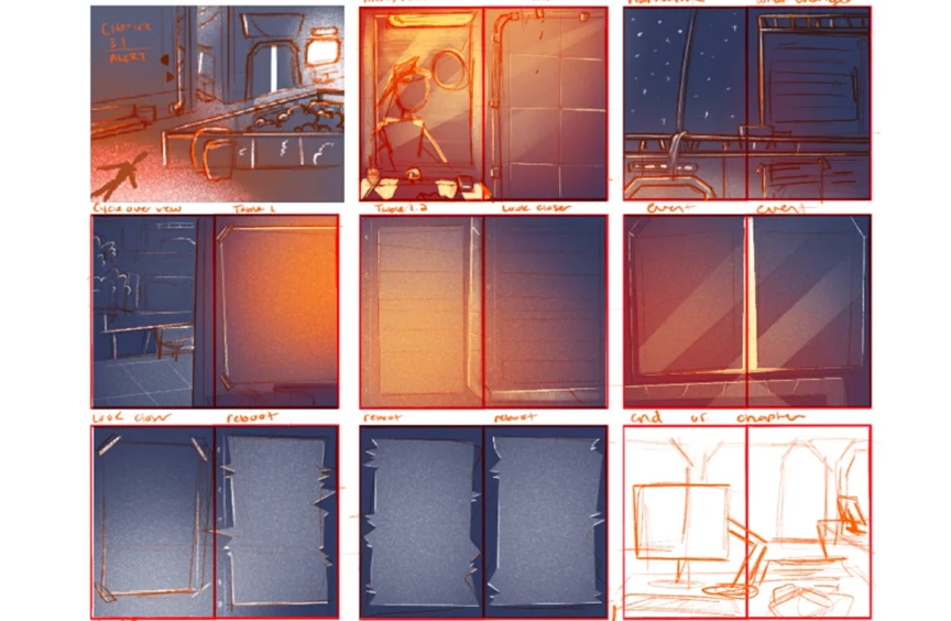 Lighting studies for an Antumbra page